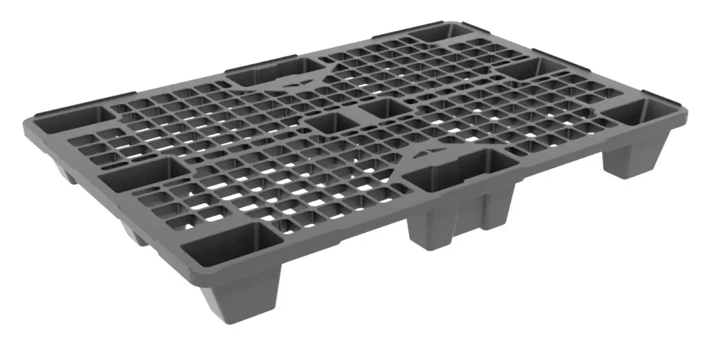80x120 üstü delikli plastik ihracat paleti - HDPE Euro palet